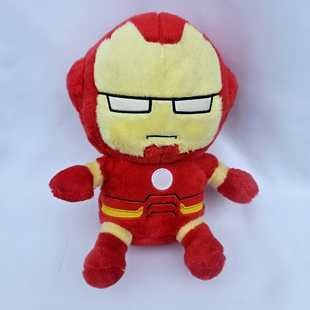 Miniso Iron Man Plush Red Stuffed Figure Doll Toy Marvel 9" Soft